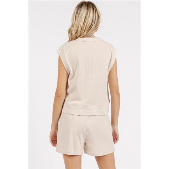 Mittoshop French‎ Terry Crew Neck Top and Shorts Set - Picture 4 of 7